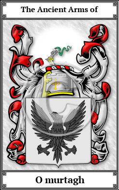 O murtagh Family Crest Download (JPG) Book Plated - 600 DPI